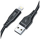 Кабель USB 2.0 Lighting USB-A, 1,2 м, 2,4A, TPE C3-02 Black Acefast