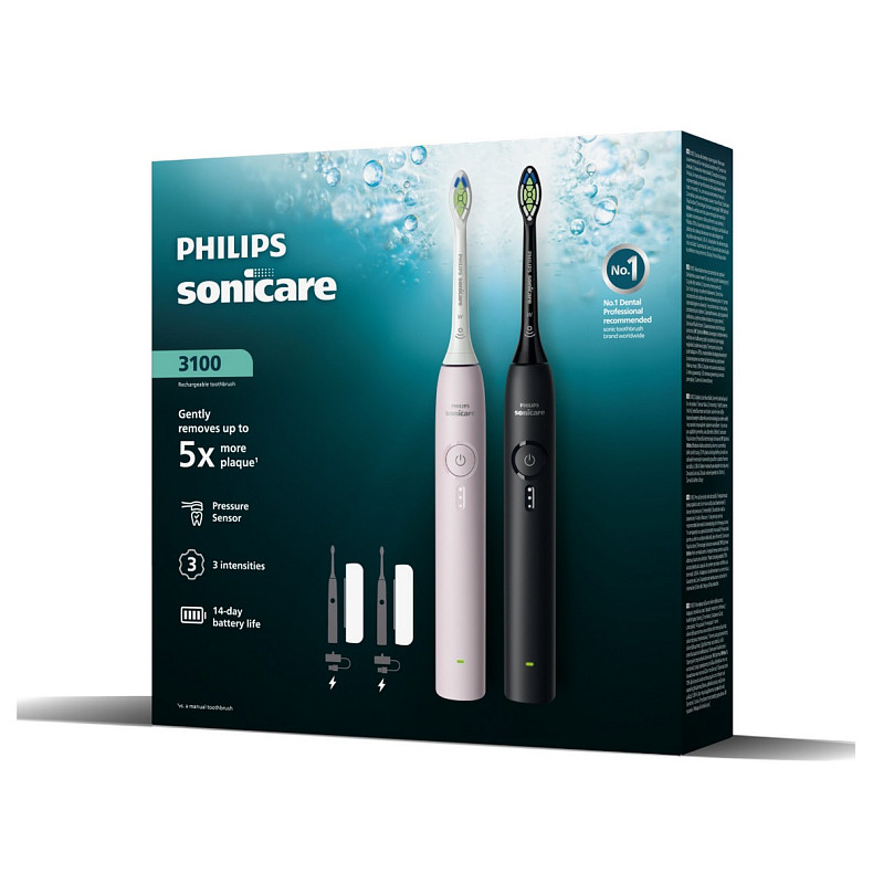 Зубная электрощетка Philips Sonicare 3100 HX4072/42 2шт