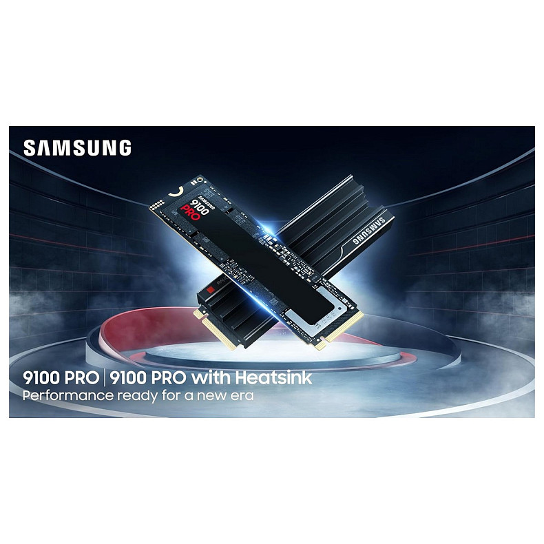 Накопитель SSD Samsung 9100PRO+ радиатор M.2 4TB PCIe 5.0