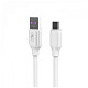 Кабель SkyDolphin S56T Super Fast TPE USB - Type C 1м, White (USB-000572)