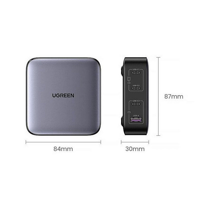 Зарядний пристрій Ugreen CD328 Black (90928)