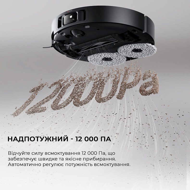 Робот-пилосос миючий Dreame Bot X40 Ultra Complete Black