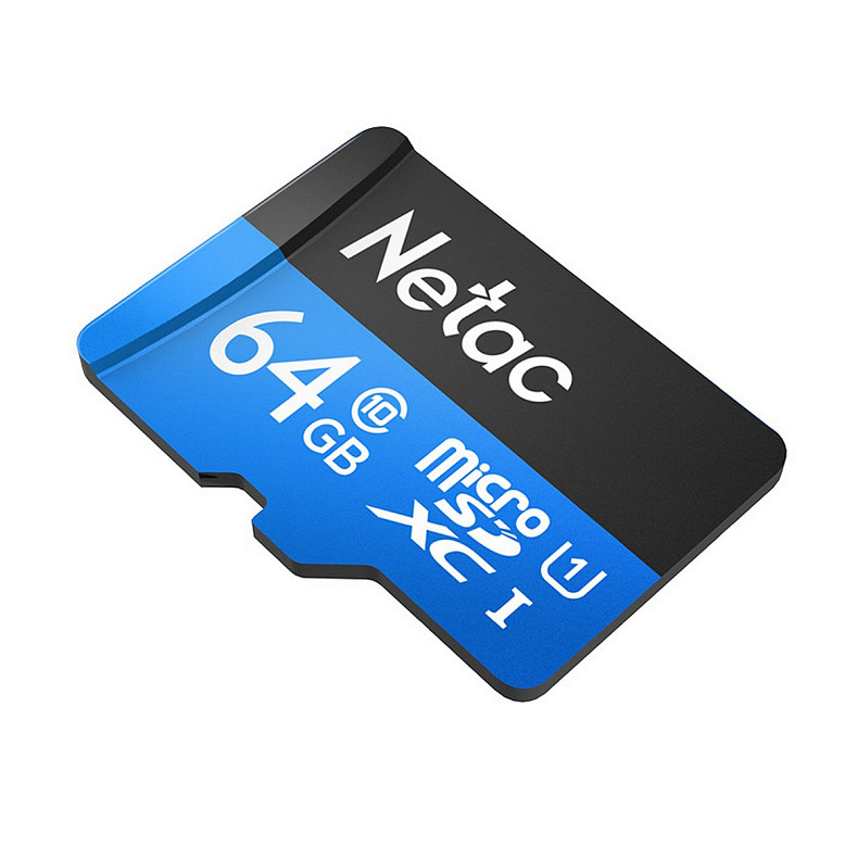 Карта пам'яті Netac microSD64GB C10 UHS-I R80MB/s + SD