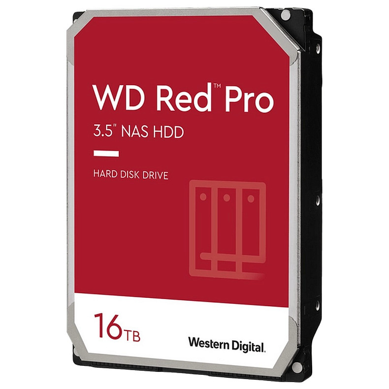 Жорсткий диск WD Red Pro NAS 7200rpm 512MB SATA 16.0TB (WD161KFGX)