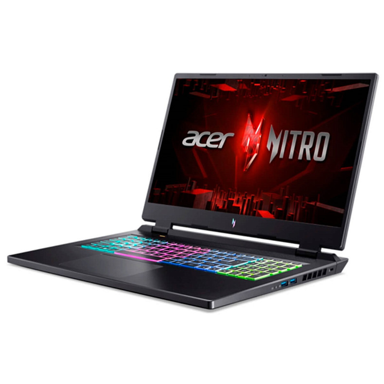 Ноутбук Acer Nitro 17 AN17-51 17.3" FHD IPS, Intel i5-13500H, 16GB, F512GB, NVD4050-6, Lin, чорний