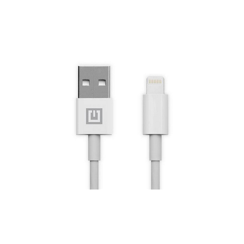 Кабель REAL-EL USB-Lightning 1m, White (4743304104666)