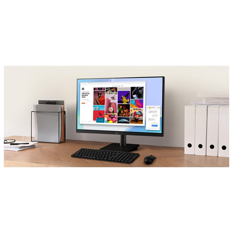 Монитор LG 23.8" 24MS500-B 2xHDMI, Audio, IPS, 100Hz