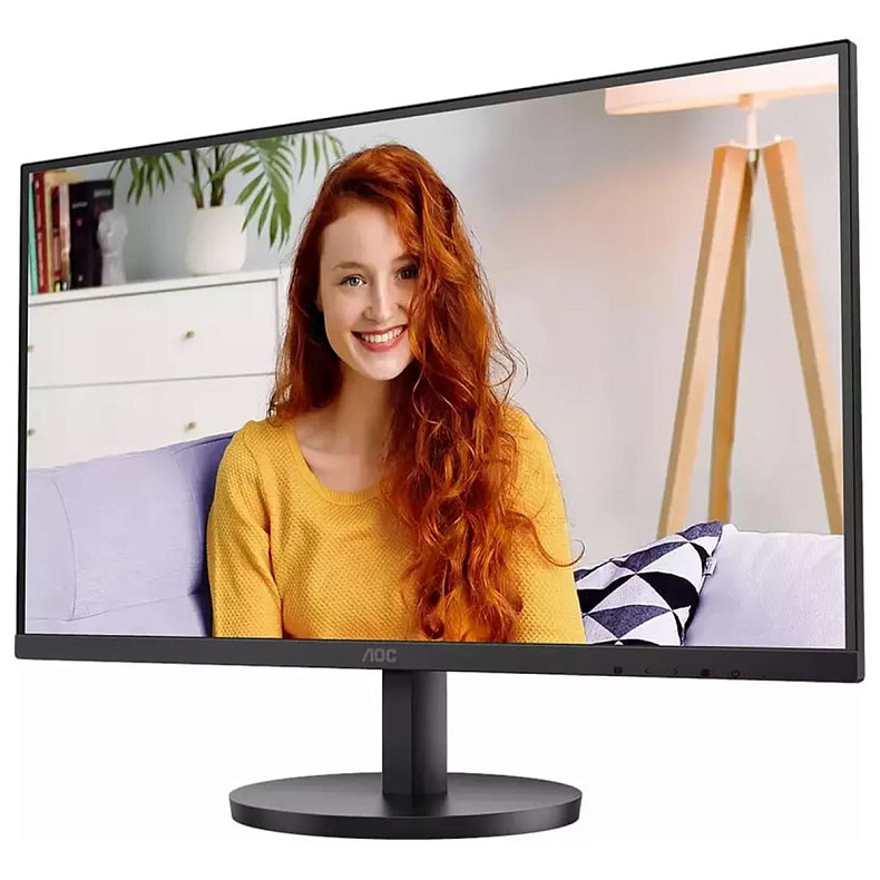 Монитор 27" AOC 27B3HMA2, VA, 100Гц, 1ms, HDMI, VGA, колонки, черный