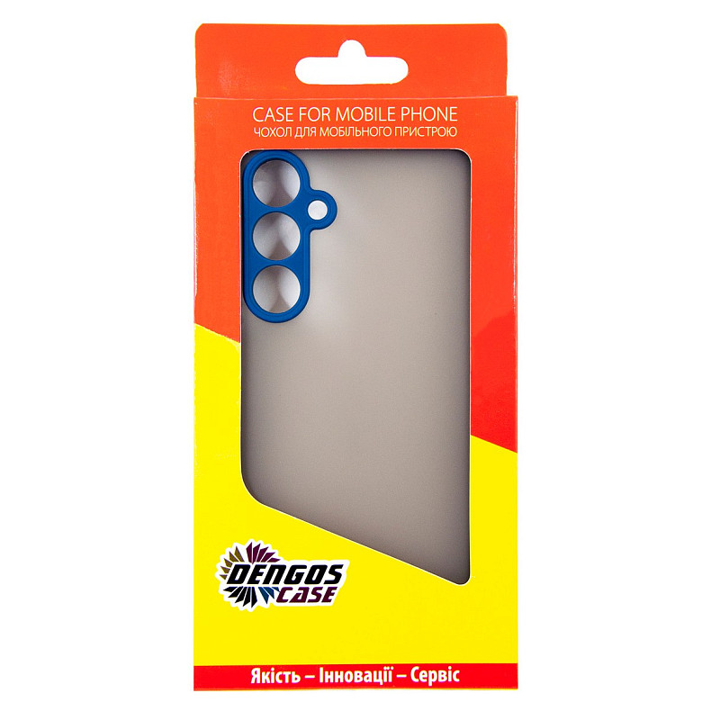 Чeхол-накладка Dengos Matt для Samsung Galaxy M55 SM-M556 Blue (DG-TPU-MATT-159)