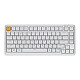 Клавиатура механическая Keychron J1 82Key, K pro Red, WL/BT/USB-A, QMK, Hot-swap, EN/UKR, RGB, белый