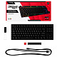 Клавіатура HyperX Alloy Origins Core PBT Red USB RGB ENG/UA Black