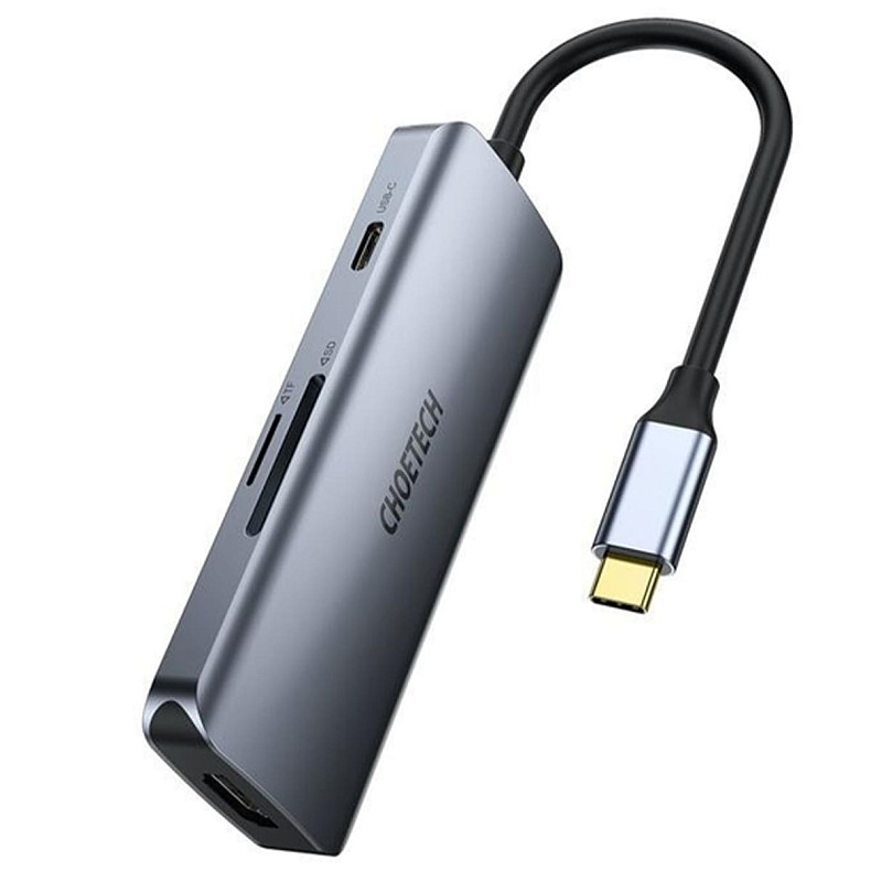 Док станція Choetech HUB-M19-GY