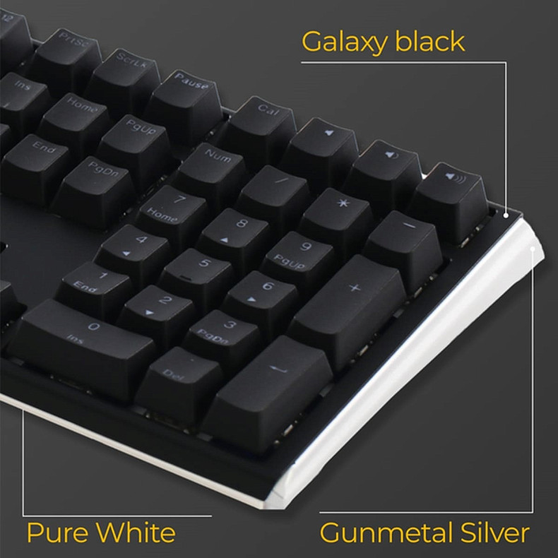 Клавиатура Ducky One 3 Cherry MX Silent red RGB Black UA