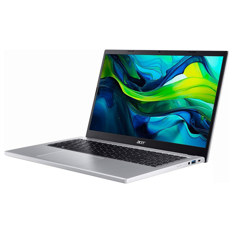 Ноутбук Acer Aspire Go AG15-31P 15.6" IPS FHD, Intel C N100, 8GB, F512GB, UMA, Lin, серебристый