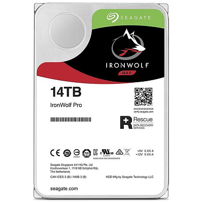 Жесткий диск Seagate IronWolf Pro 14.0TB NAS 7200rpm 256MB (ST14000NE0008)