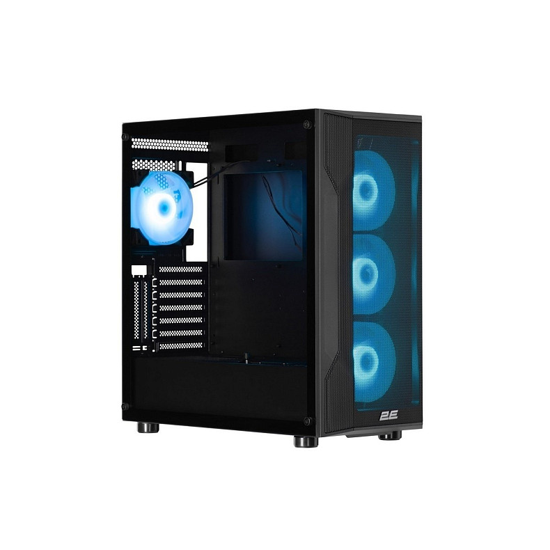 Корпус 2E Gaming Splendor G4301, без БП, 2xUSB 3.0, 1xUSB Type-C, 4x120mm ARGB, controller with remote