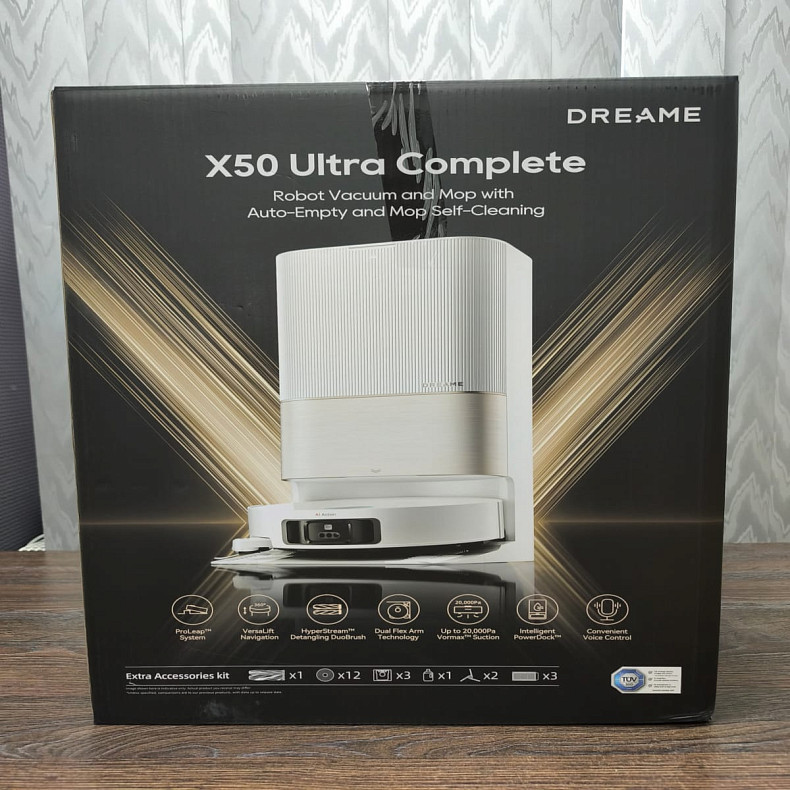 Робот-пылесос моющий Dreame X50 Ultra Complete White  - Уценка