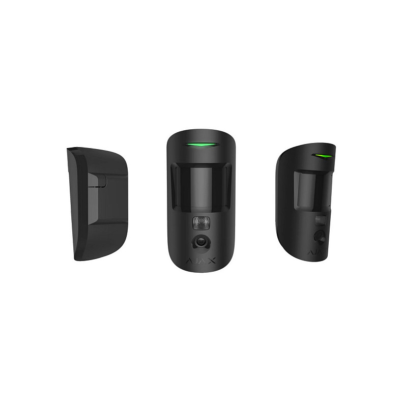 Датчик руху з фотокамерою для верифікації тривог Ajax MotionCam Black