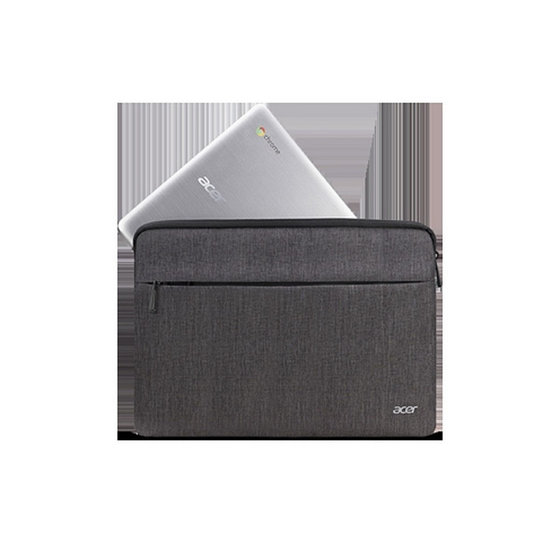 Чехол для ноутбука ACER PROTECTIVE SLEEVE DUAL TONE DARK GRAY WITH FRONT POCKET FOR 14" серая