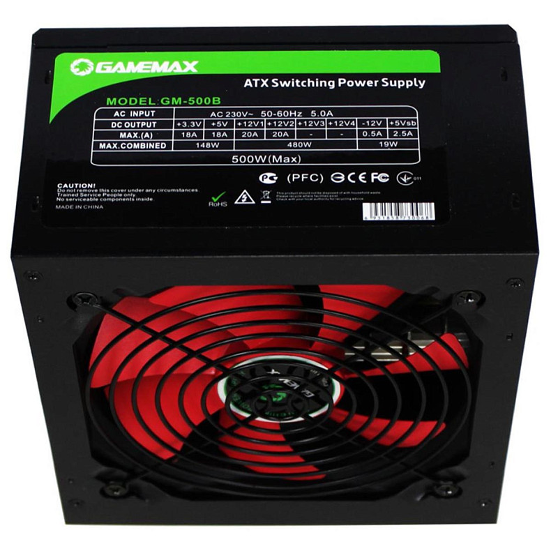 Блок питания GameMax GM-500B 500W