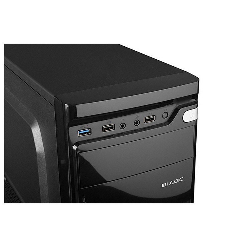 Корпус LogicConcept K1 USB 3.0 BLACK без БП ATX