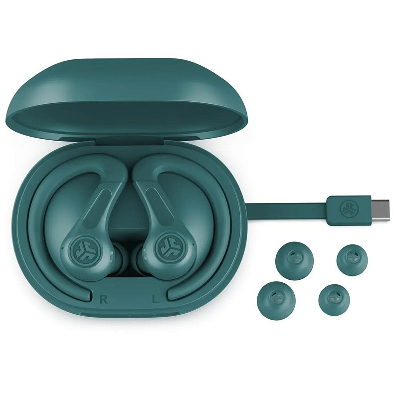 Наушники TWS Jlab JBuds Sport ANC 4 Teal (IEUEBJBSPTANCRTEL84)