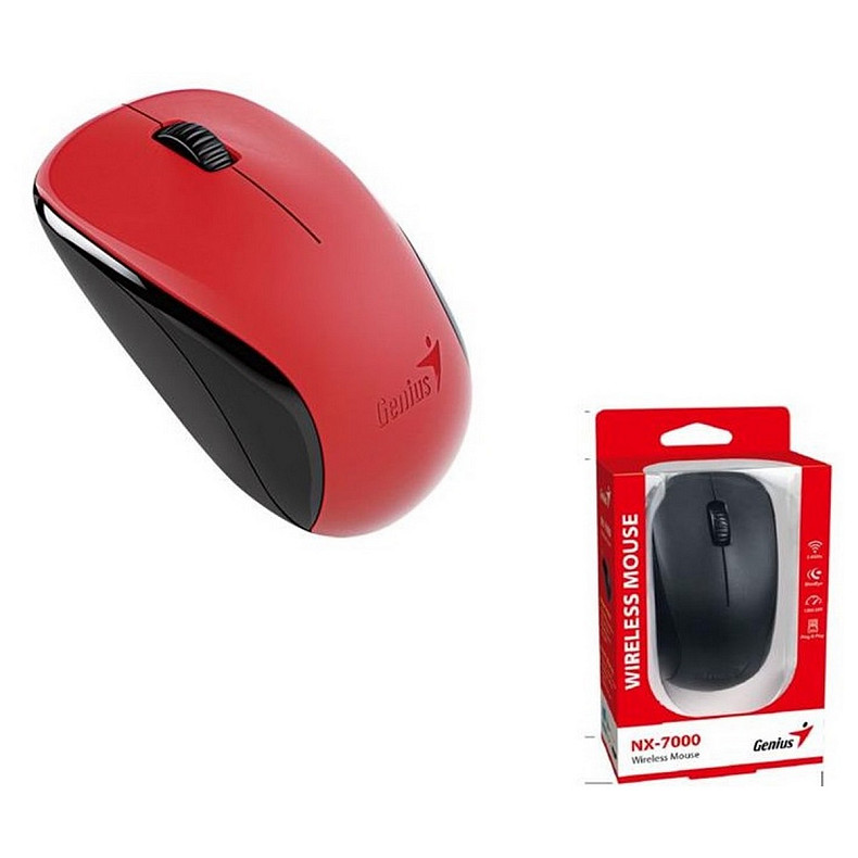 Мышка Genius NX-7000 WL Red (31030027403)