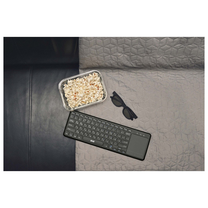 Клавиатура 2E KT100 WL Ukr Black (2E-KT100WB_UA)