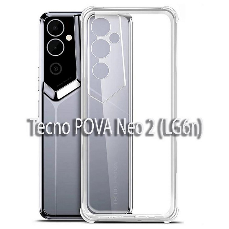 Чехол-накладка BeCover Anti-Shock для Tecno Pova Neo 2 (LG6n) Clear (708905)