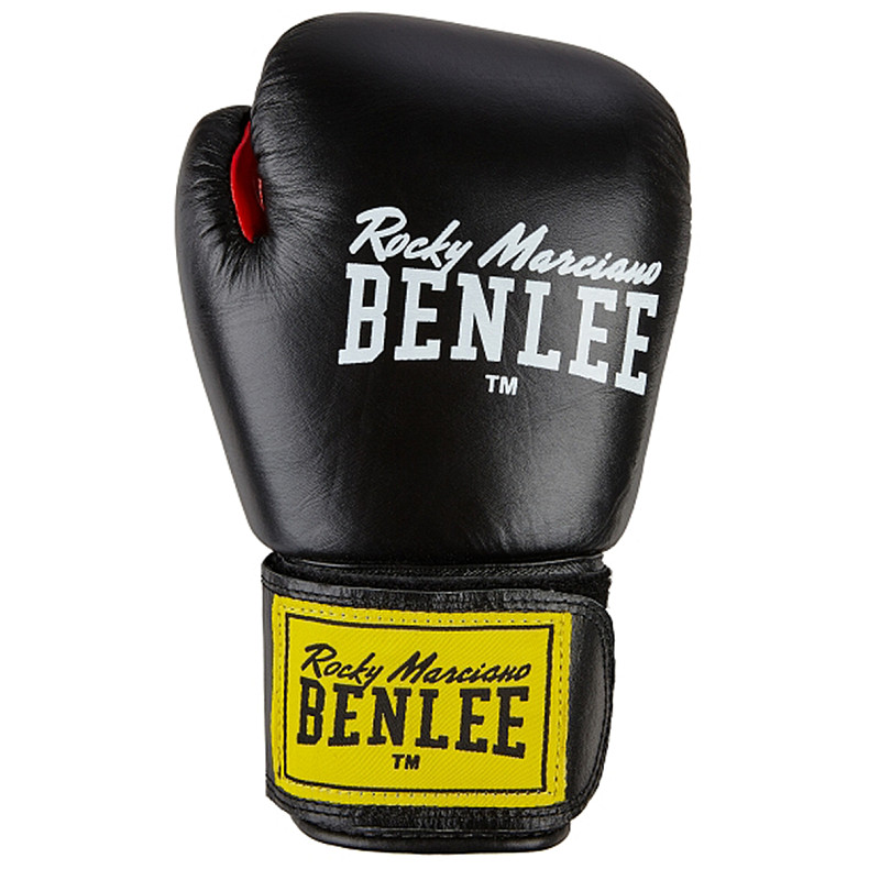 Перчатки боксерские Benlee FIGHTER 14oz /Кожа /черно-красные