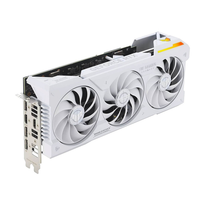 Відеокарта ASUS GeForce RTX 4070 Ti SUPER 16GB GDDR6X OC білий TUF-RTX4070TIS-O16G-BTF-WHITE прихова