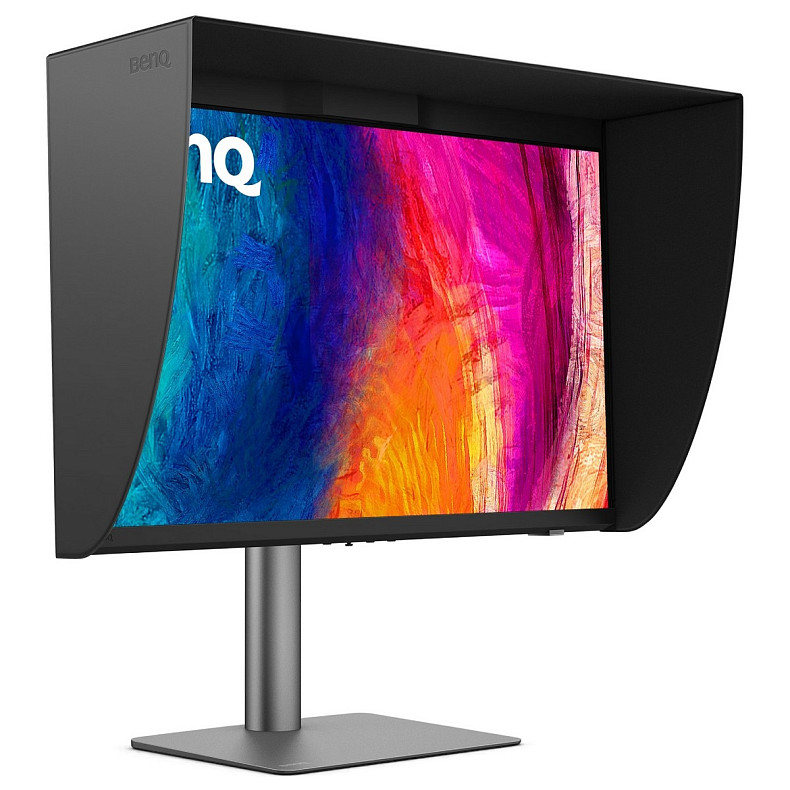 Монітор BenQ 27" PD2770U, IPS, 4K UHD, HDMI, DP, USB-C, USB-hub, HAS, колонки
