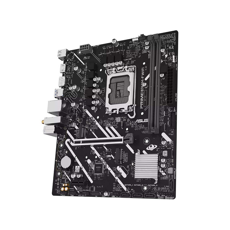 Материнcька плата ASUS PRIME B760M-F WIFI s1700 B760 2xDDR5 M.2 HDMI DP Wi-Fi BT mATX