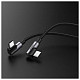 Кабель USB 2.0 Type-C M-M, 2 м, 90°, (20V/3A), (60W) Черный US323 UGREEN