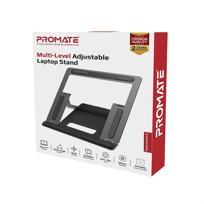 Підставка для ноутбука Promate DeskMate-5 Grey