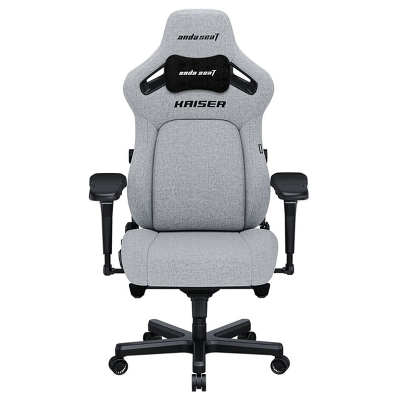 Кресло для геймеров Anda Seat Kaiser 4 Grey Fabric Size L (AD12YDDC-L-20-G-CF)