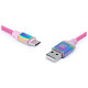 Кабель REAL-EL Premium Rainbow USB-USB Type C 1m (EL123500050)