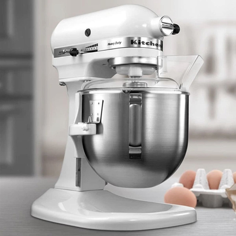 Кухонный комбайн KitchenAid Heavy Duty 4,8 л 5KPM5EWH с откидным блоком белый