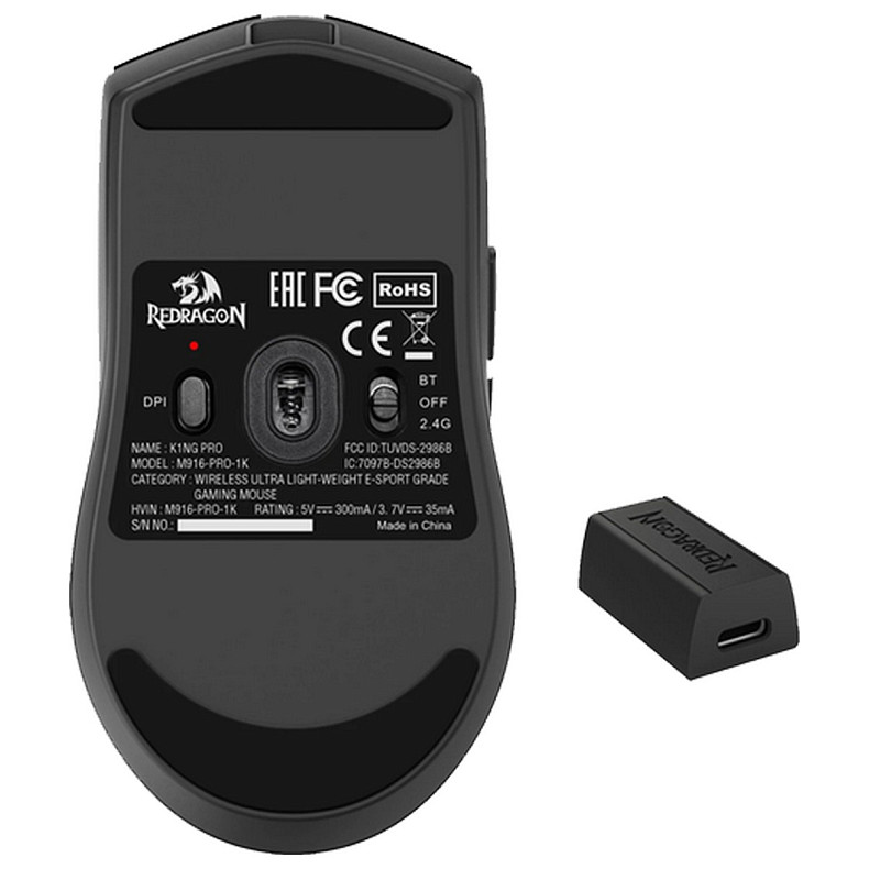 Миша Redragon (72211) M916, Wireless,-PRO-4K, чорна