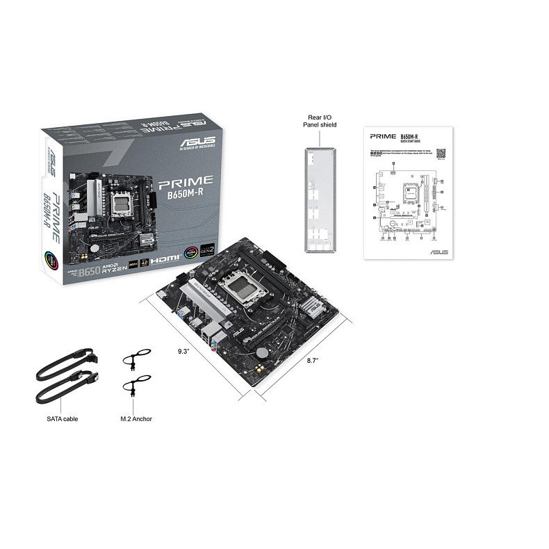 Материнская плата Asus Prime B650M-R Socket AM5