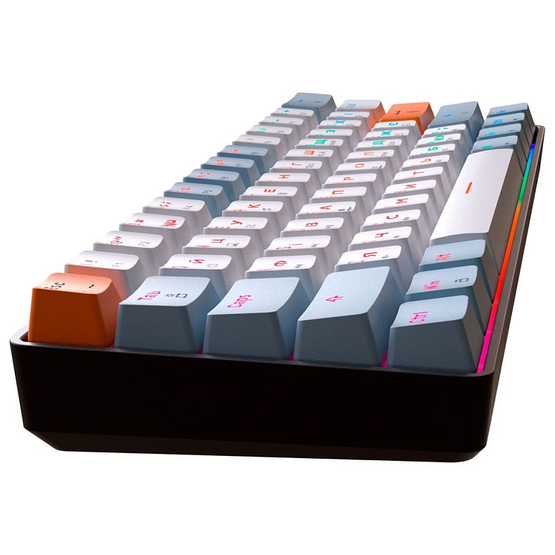 Клавіатура механічна GamePro MK130R (Red) з Hot-Swap RGB Black