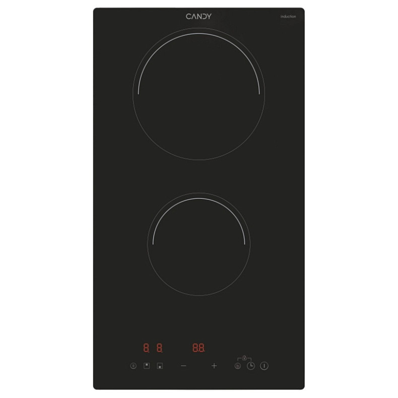 Варильна поверхня Candy індукційна, 30см, доміно, чорний