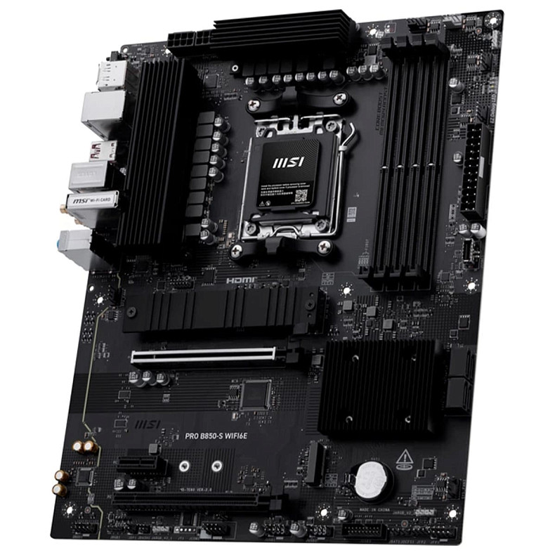 Материнська плата MSI B850-S PRO WIFI6E AMD SAM5 MATX