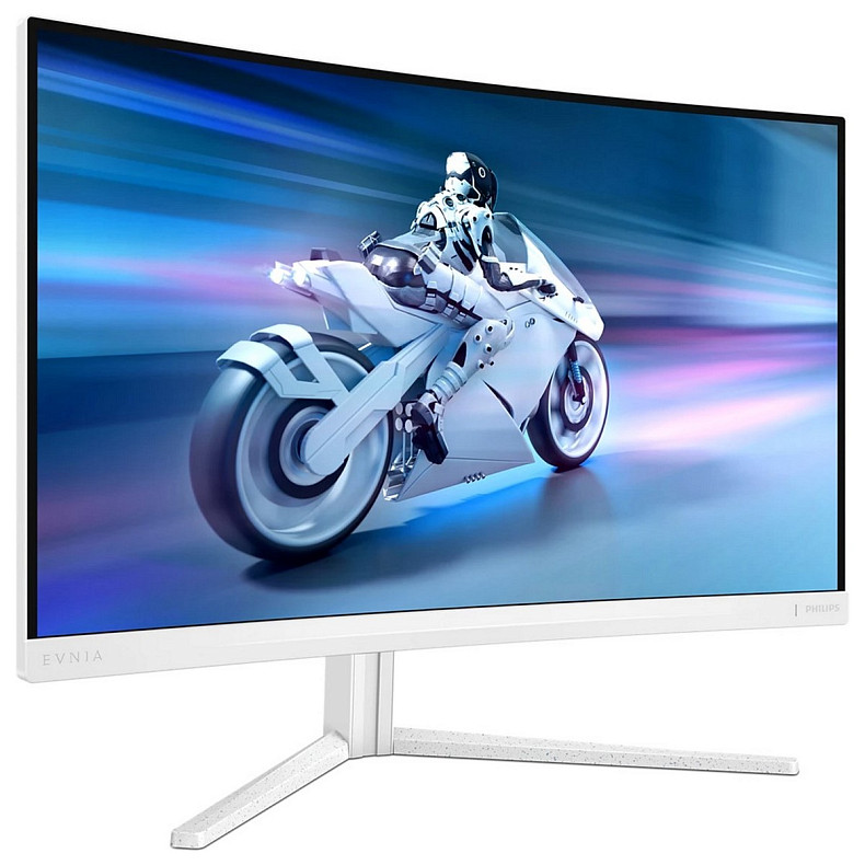 Монитор 27" Philips Evnia 27M2C5501/00 VA Curved White 180Hz