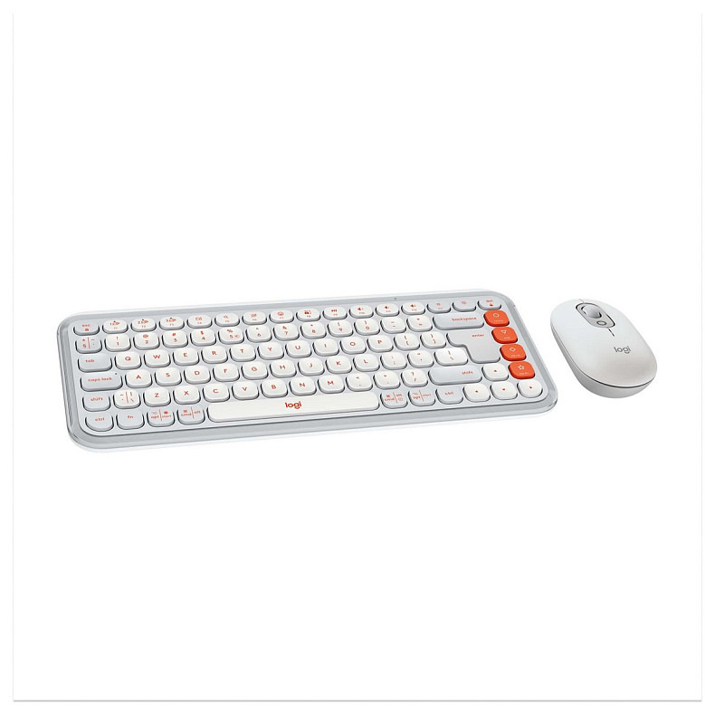 Комплект Logitech Pop Icon Combo Off White (920-013141)