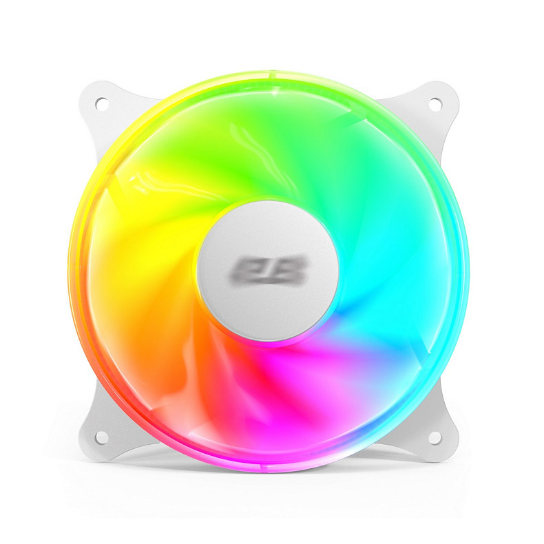 Корпусный вентилятор 2E GAMING Air Cool ACF120VW-ARGB 120мм, 1200rpm, 4pin, 23dBa, белый
