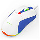 Мышь XTRIKE ME GM-227, игровая 3600dpi, 6кн, LED, белая