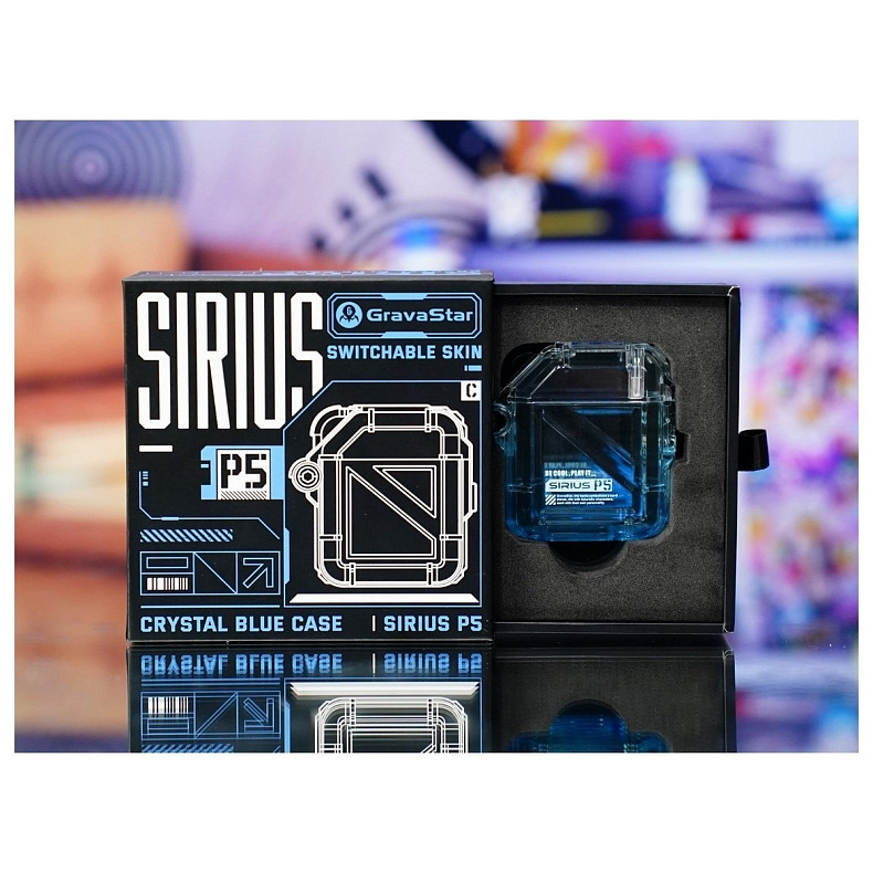 Наушники Gravastar Sirius P5 Transparent Blue (GRAVASTARP5_XTAL_BLU_V2)