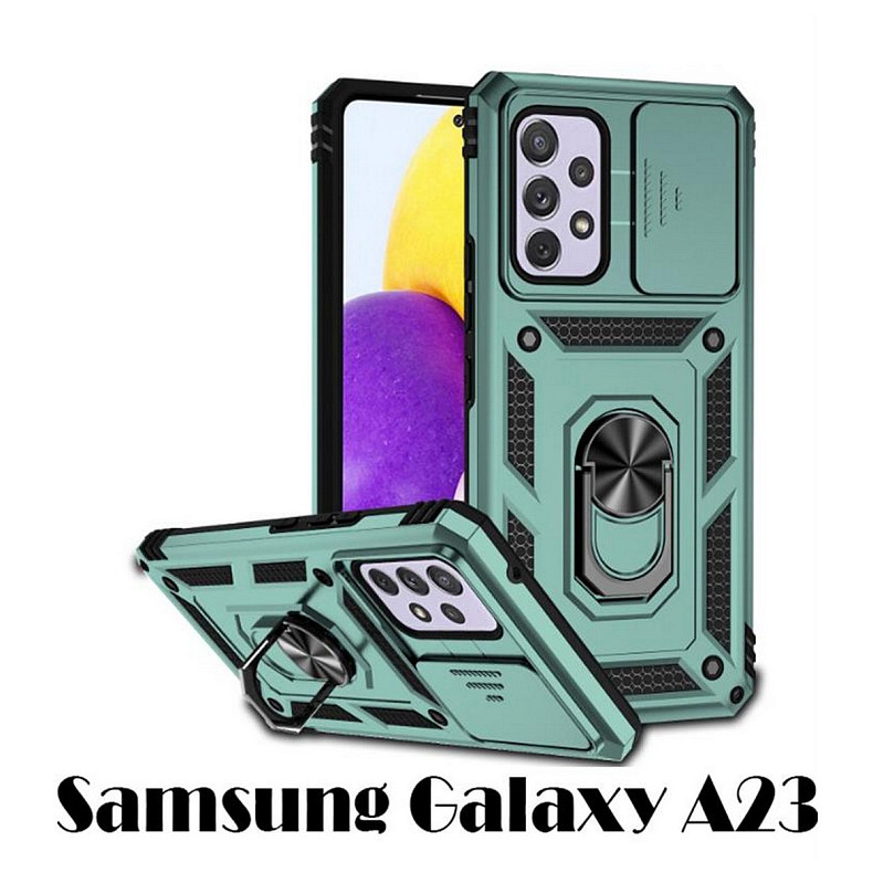 Чохол-накладка BeCover Military для Samsung Galaxy A23 SM-A235 Dark Green (707376)