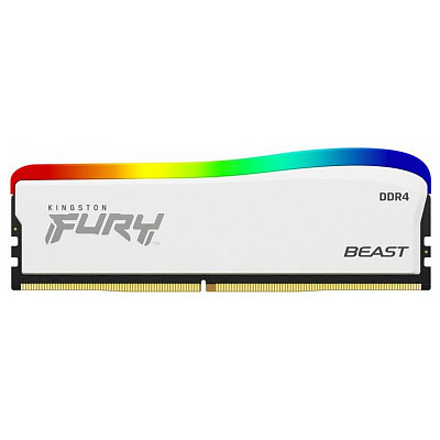 ОЗУ Kingston FURY 16 GB DDR4 3600 MHz Beast RGB Special Edition White (KF436C18BWA/16)